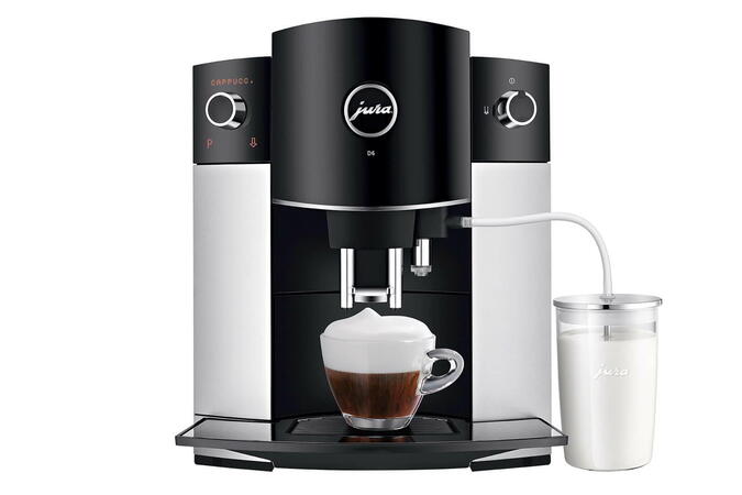 Automatický kávovar Jura D6 s nádobkou na mléko